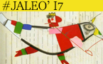 Cartel de la actividad con un dibujo de un niño montando un pájaro de colores como si fuera un caballo
